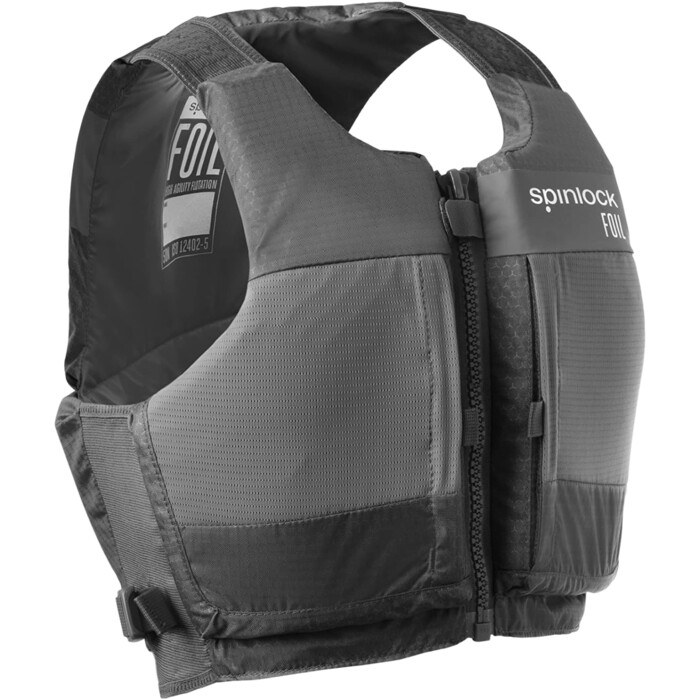 2024 Spinlock Foil Front Zip 50N Buoyancy Aid SLFBA - Black